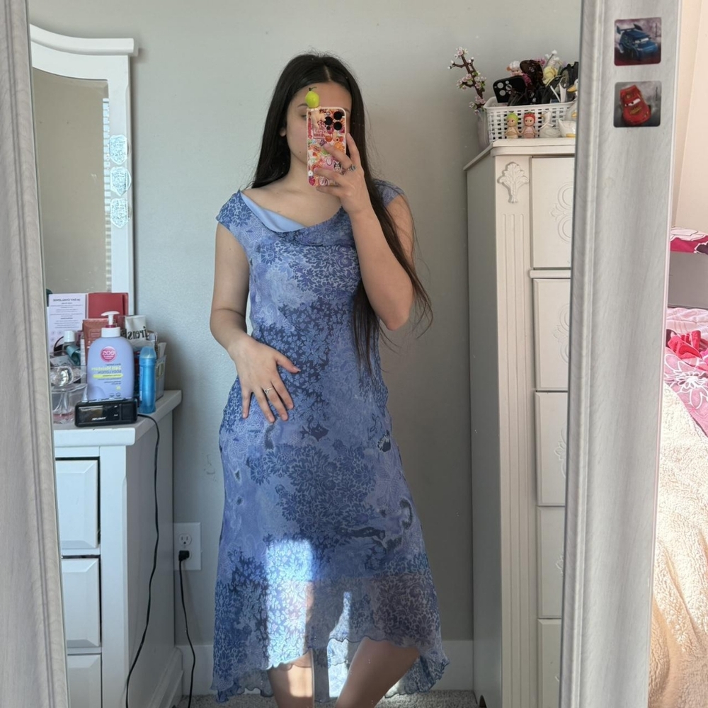Women's Blue Maxi Dress